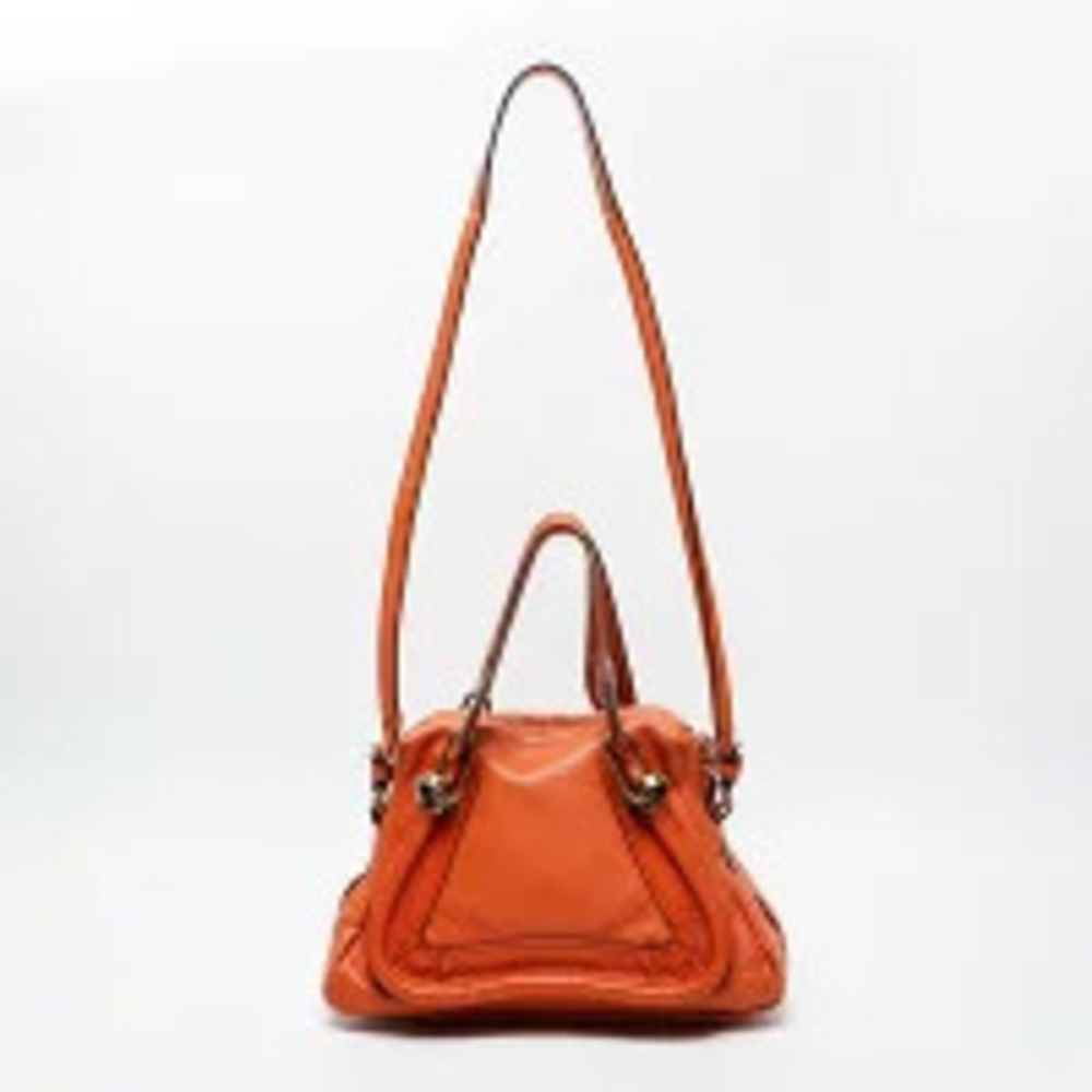 Chloe Bag Paraty Shoulder Leather Brown